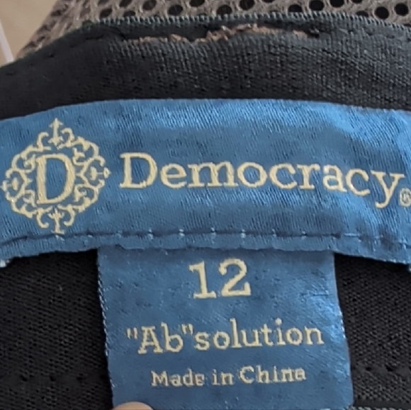 Democracy Absolution Skyrise Wide Leg with Center Front Seams - indigo sz 12 - Picture 2 of 7